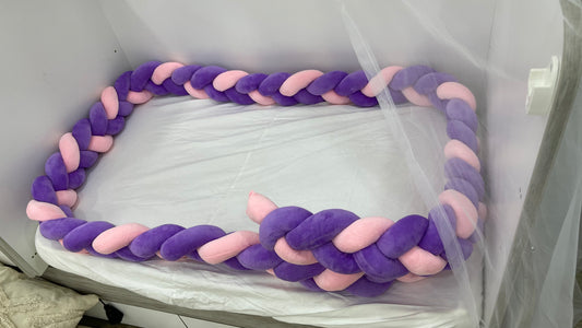 Bed braided bumper
