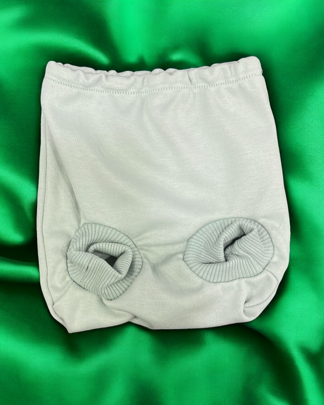 Baby cotton hospital set mint green