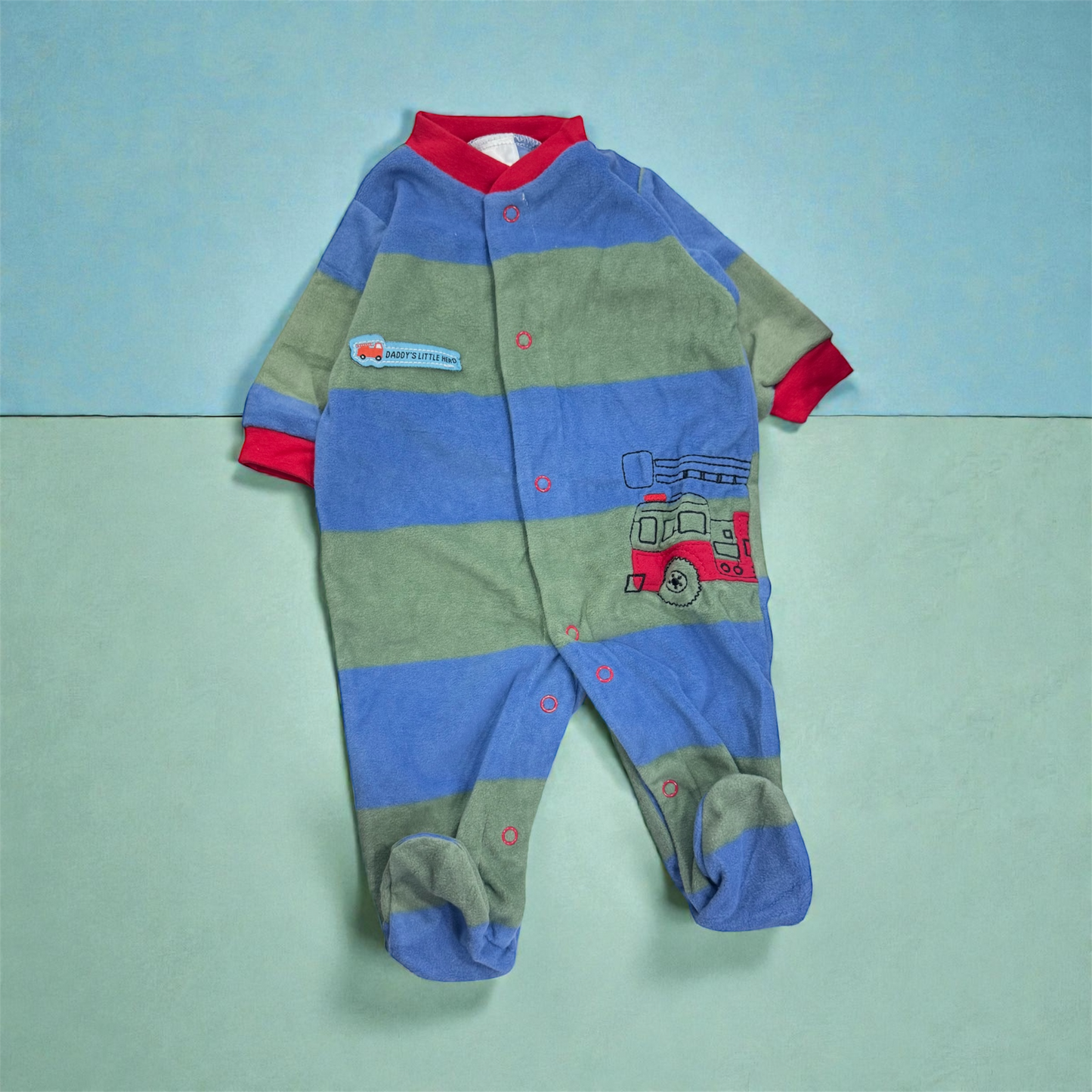 Baby fleece overall