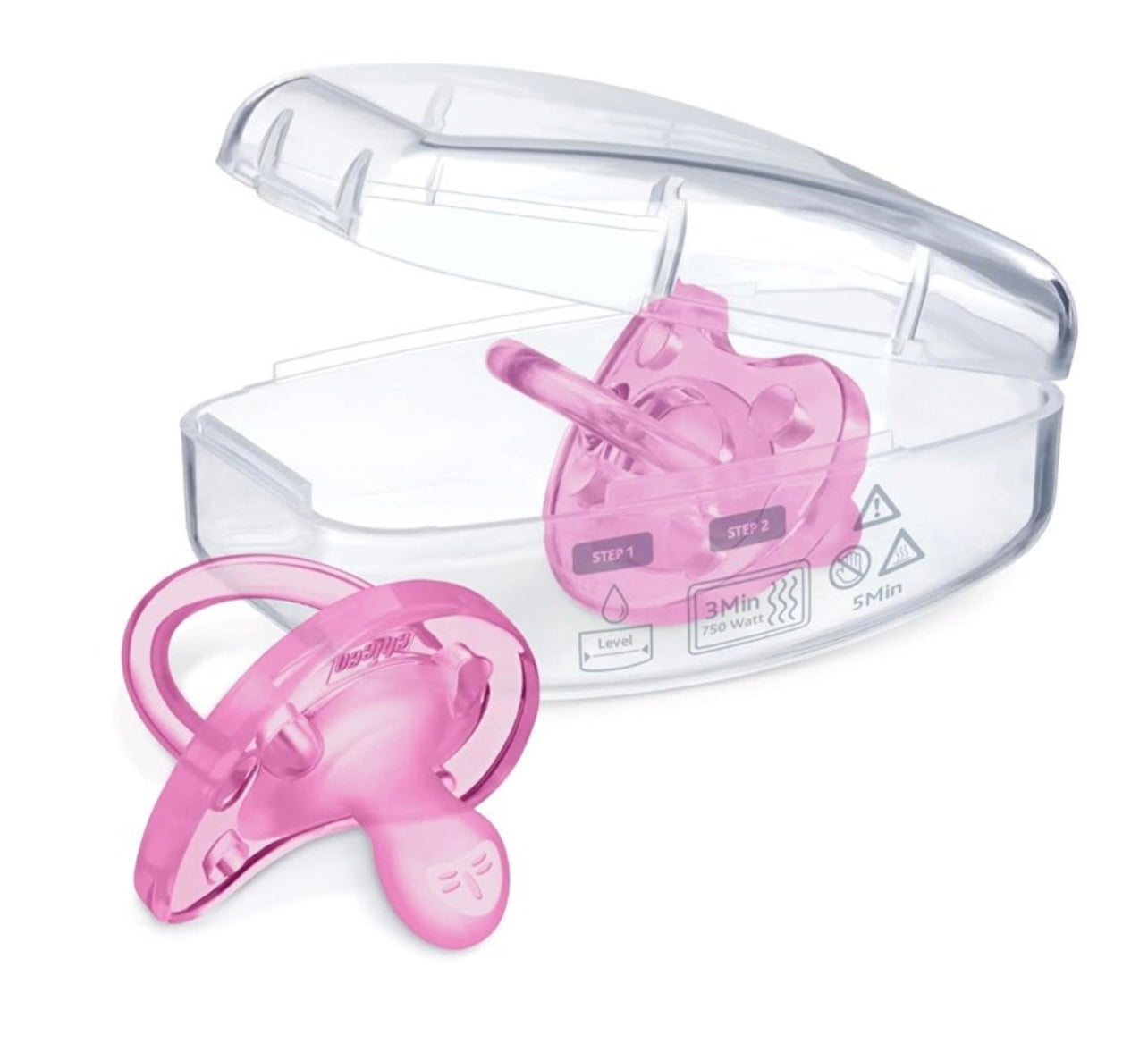 Physio Soft Silicone 0-6m W/Case (2 pieces)
