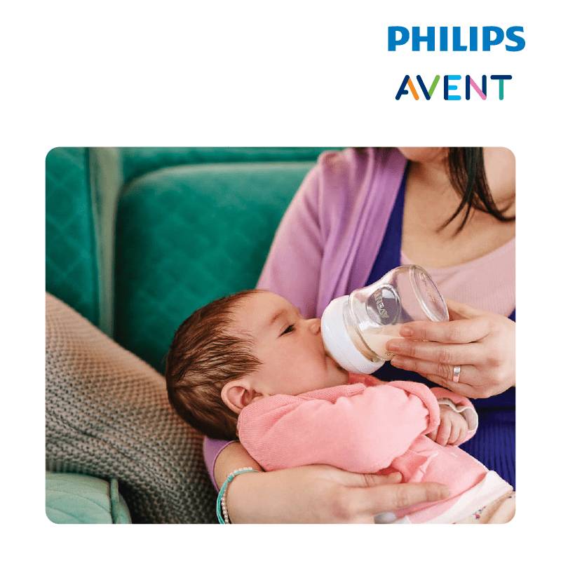 Philips Avent Natural Glass Bottle 4OZ/120ML (Single Pack)