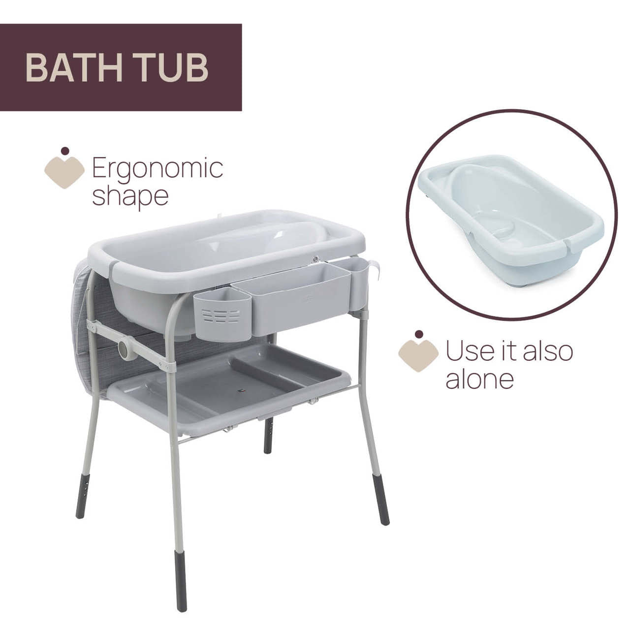 Baby bath changing table cuddle $ bubble