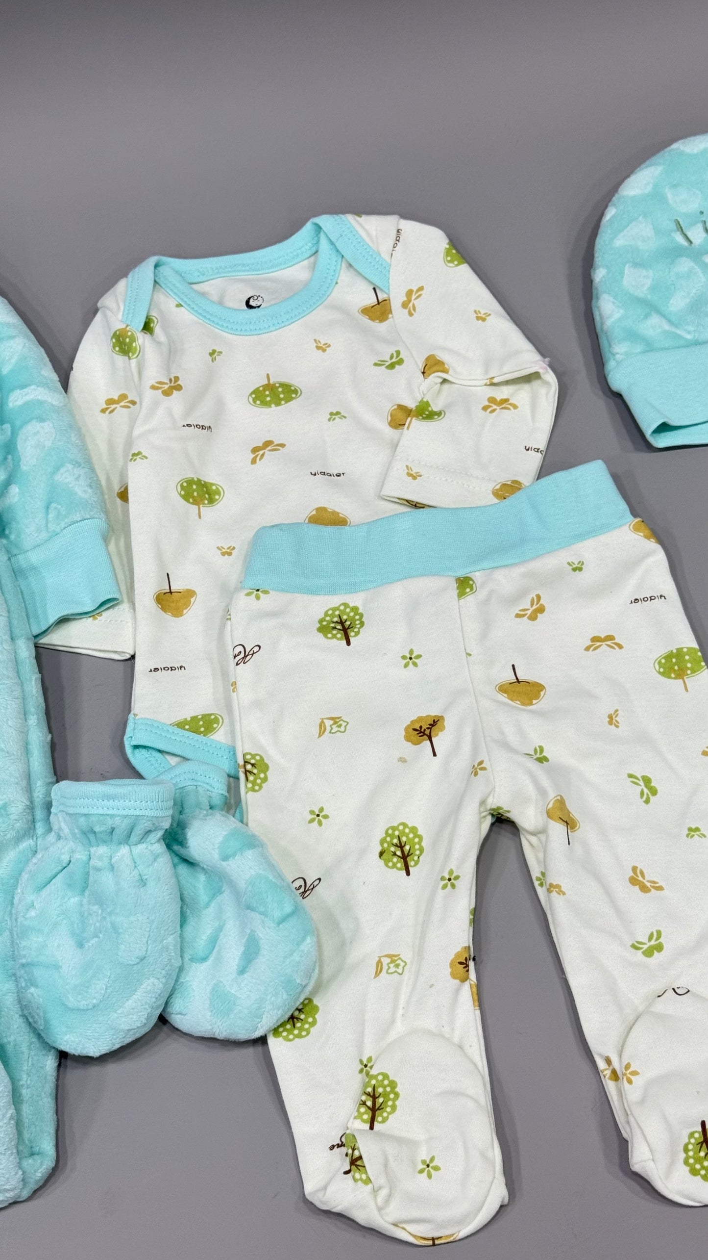Velvet fur baby hospital set 6 pieces