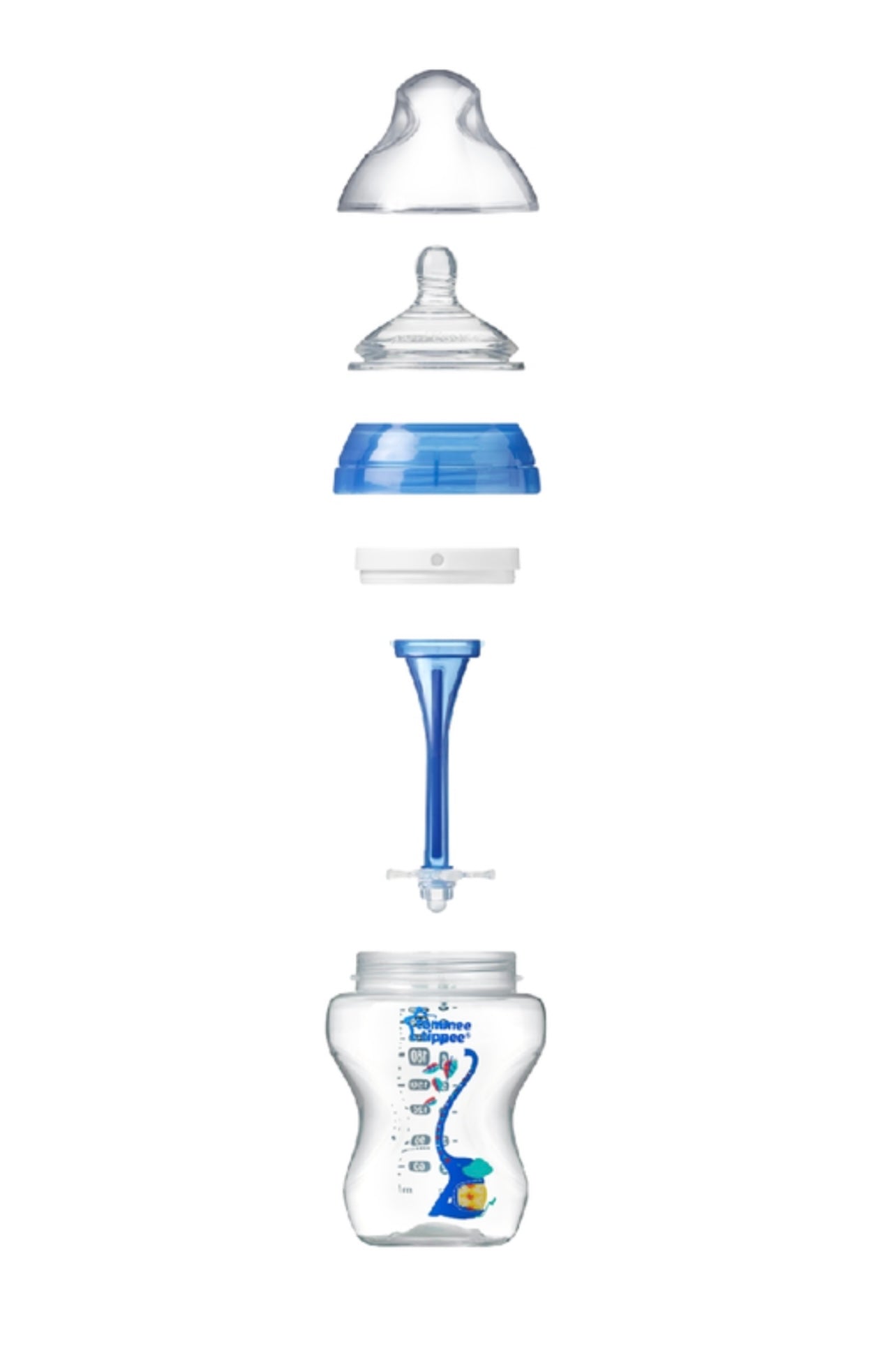 Tommee Tippee - Advanced Anti-Colic 1 X 260Ml Slow Teat- Boy