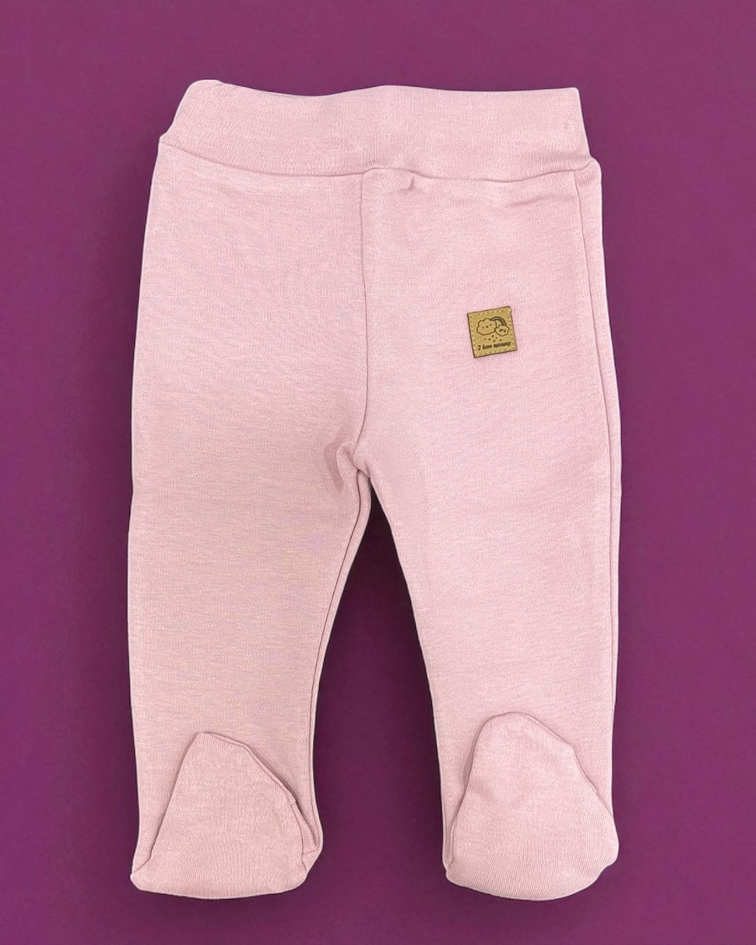 Baby cotton hospital set dusty rose