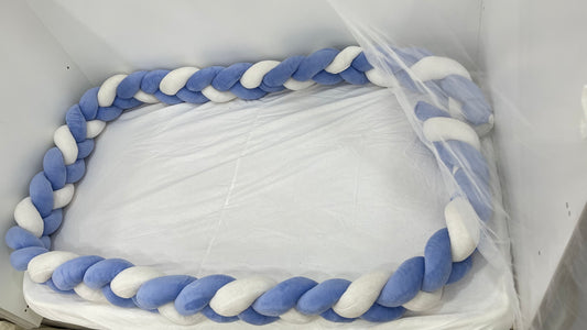 Bed braided bumper