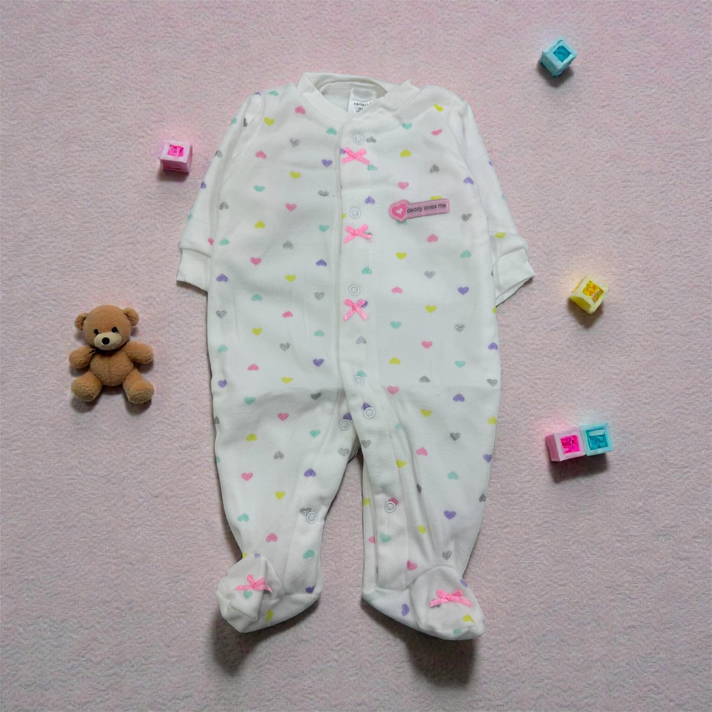 Baby fleece overall
