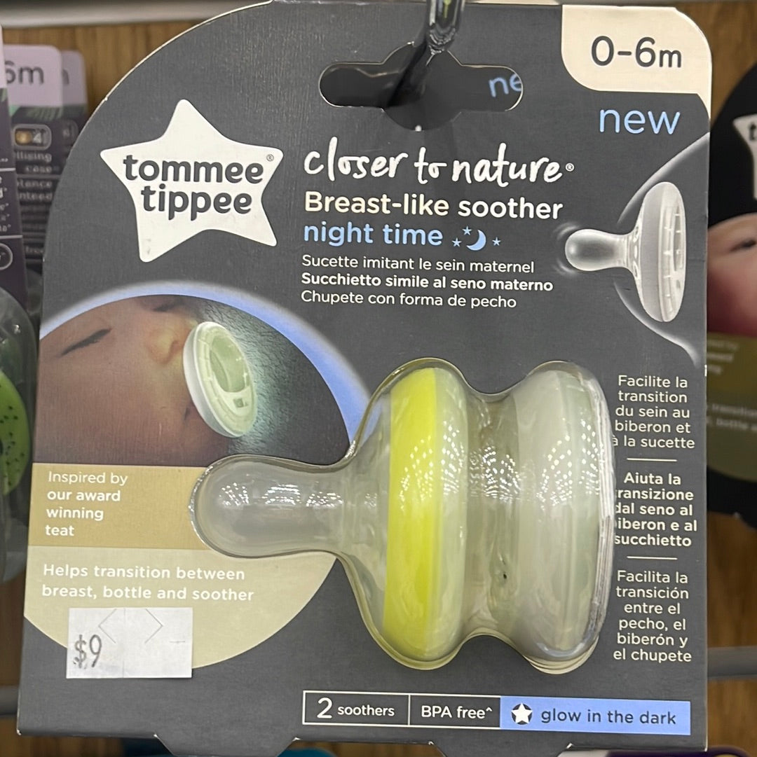Tommee tippee breastlike soothers