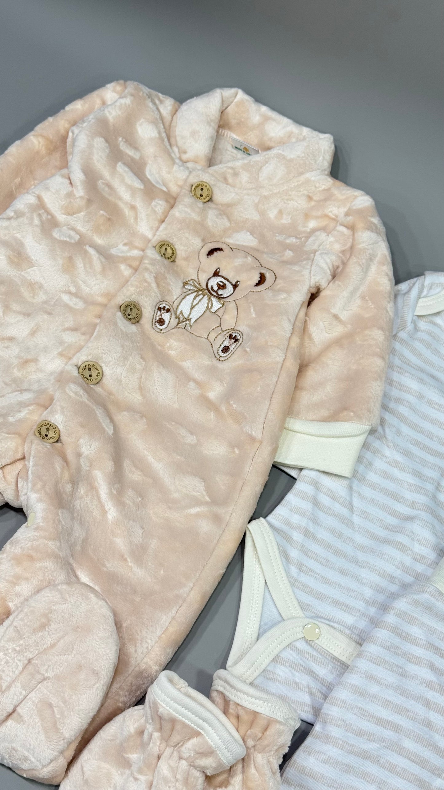 Velvet fur baby hospital set 6 pieces
