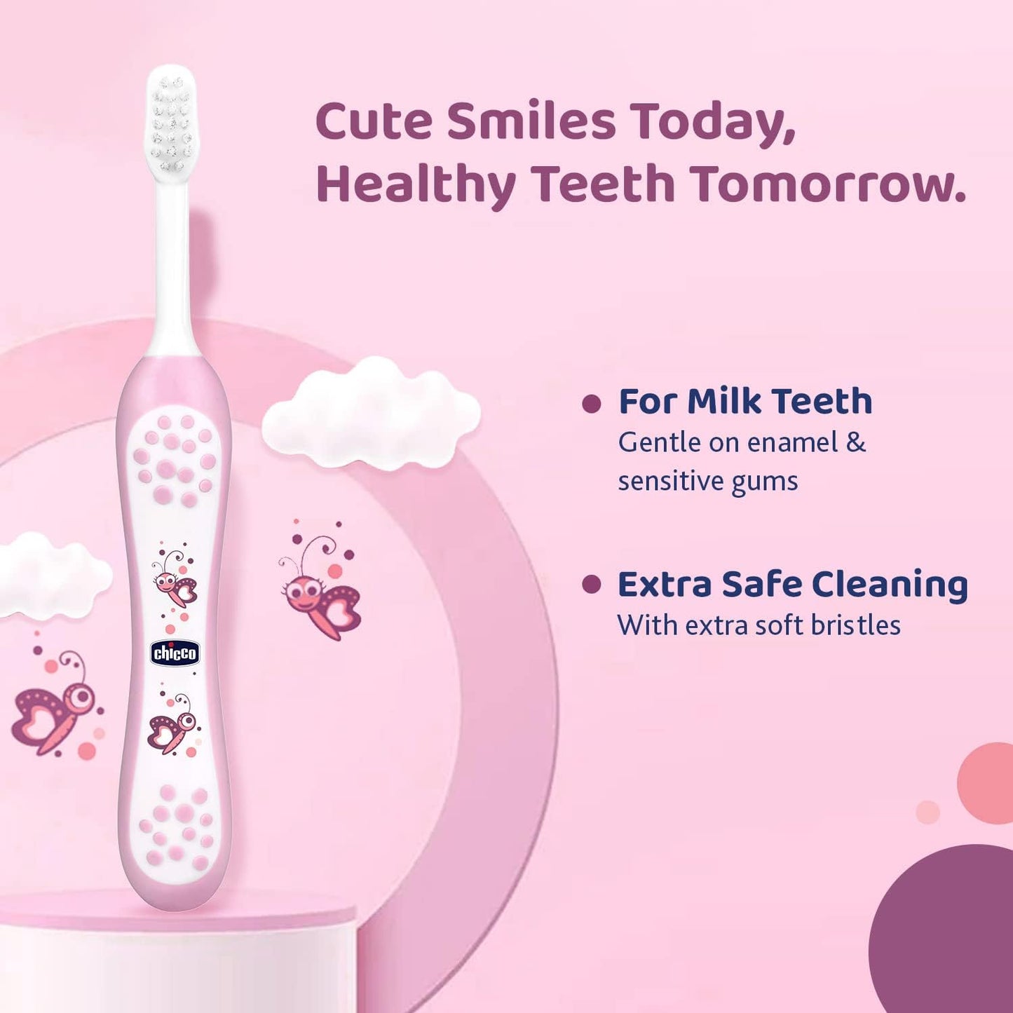 Chicco manual Toothbrush for kids,6-36 months