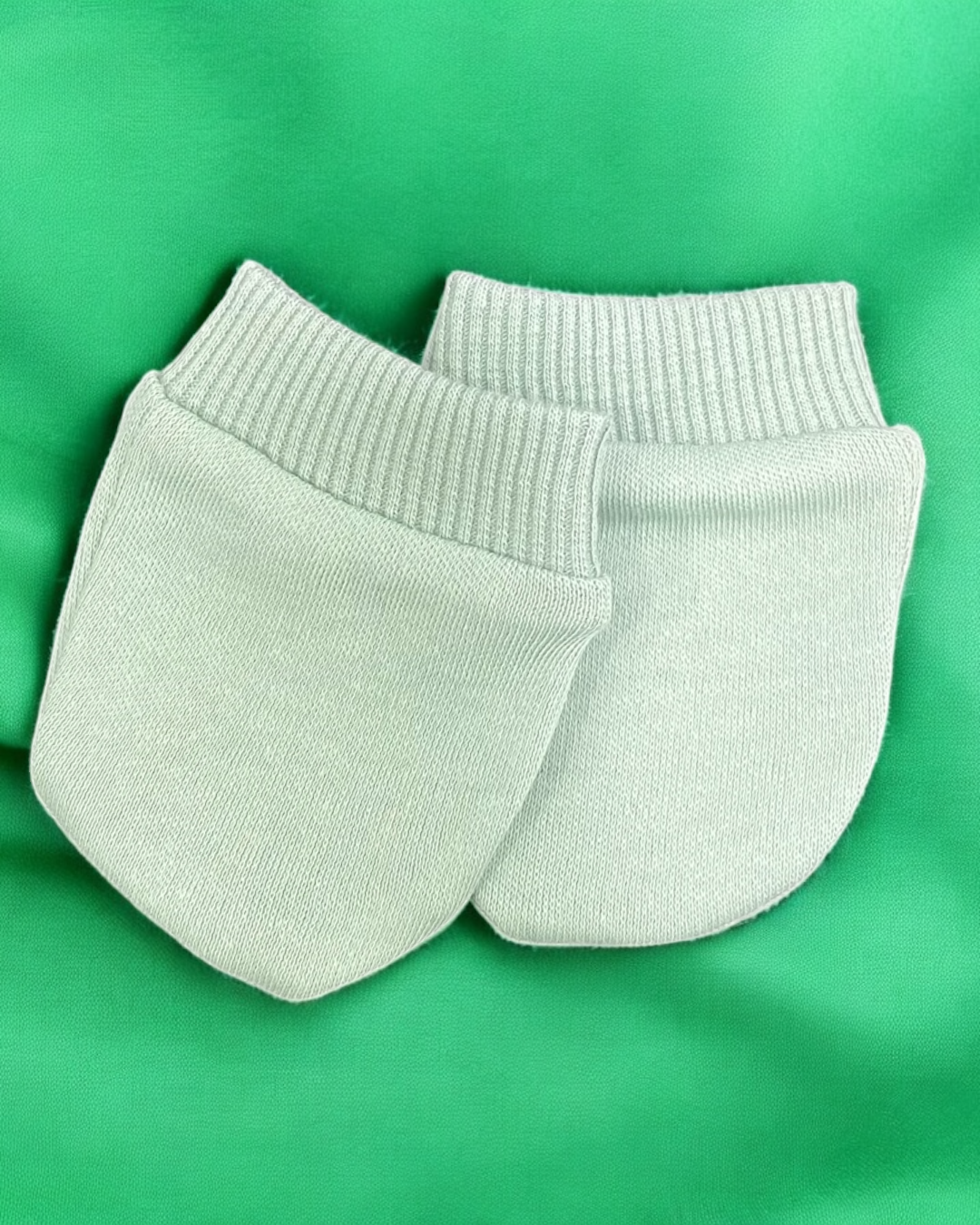 Baby cotton hospital set mint green