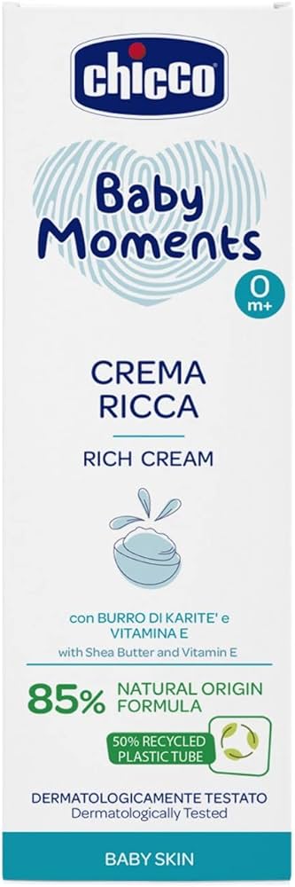 Chicco Baby Moments Rich Cream For Baby Skin 0M+ 100Ml