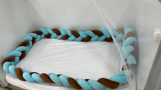 Bed braided bumper
