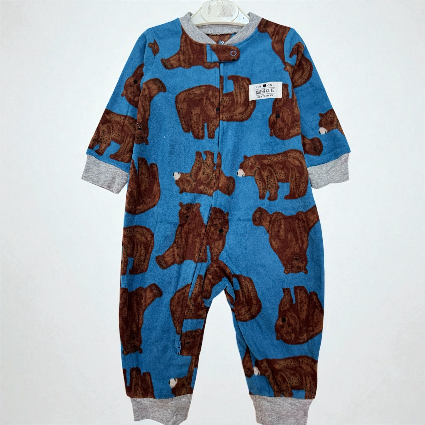 Baby fleece overall