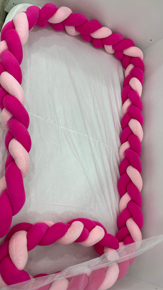 Bed braided bumper