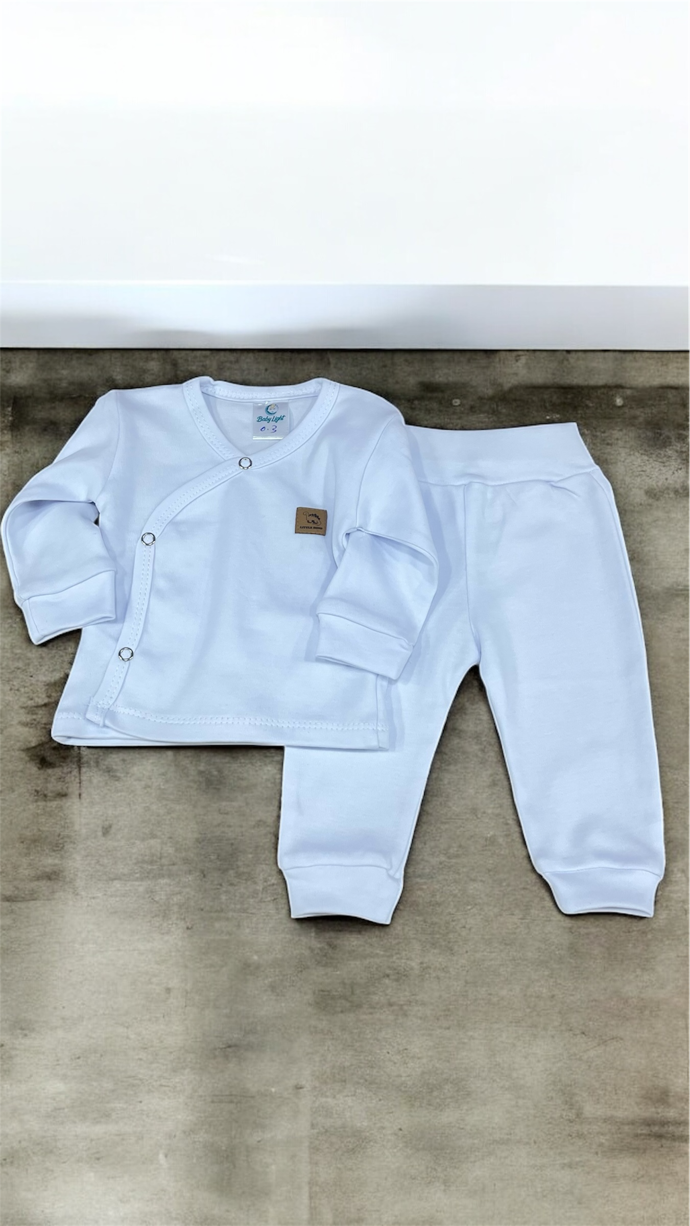 Baby cotton hospital set white