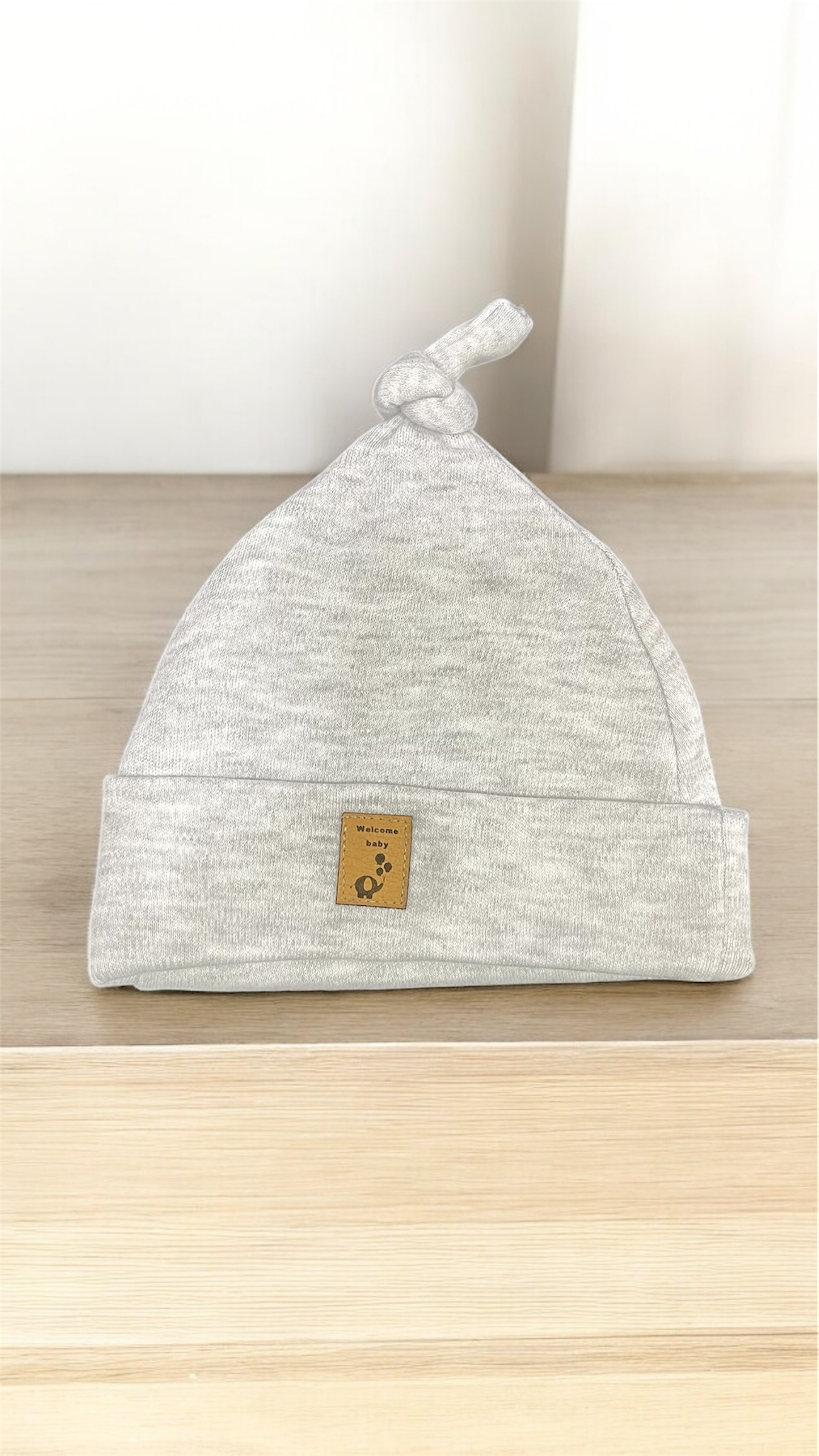 Baby cotton hospital set gray