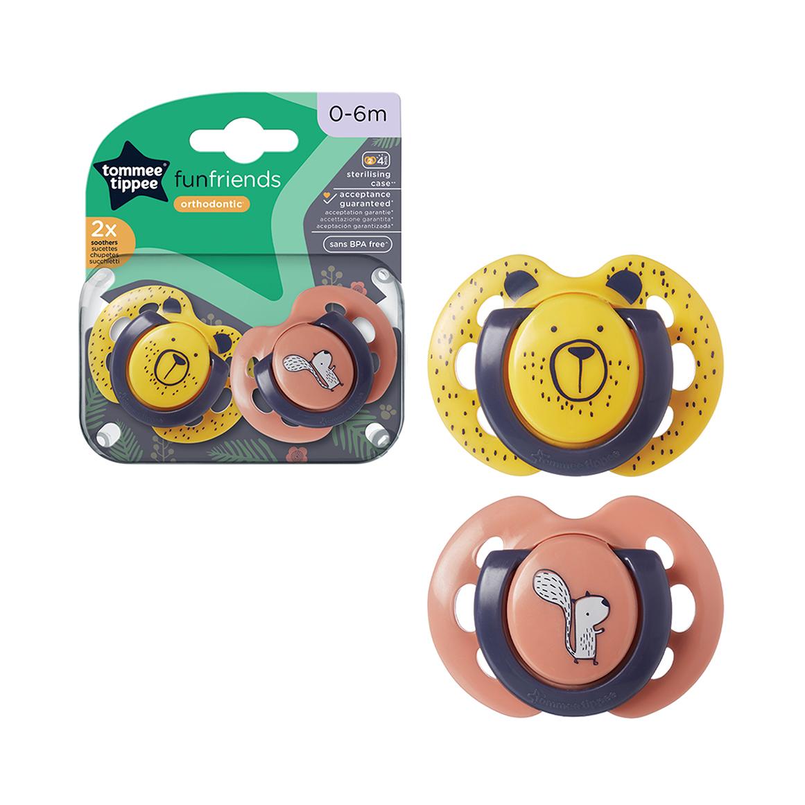 Fun Soothers 0-6M 2 Pack