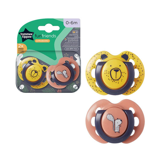 Fun Soothers 0-6M 2 Pack