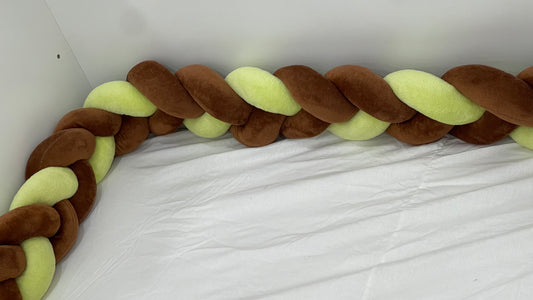 Bed braided bumper