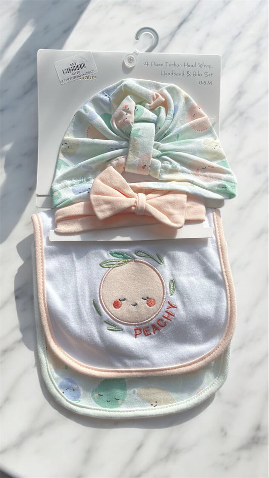 Bib and hat set