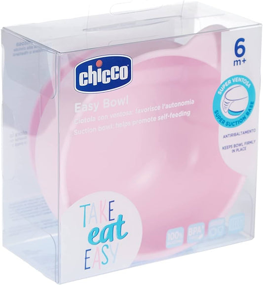 CHICCO Easy Bowl Pink 6m+
