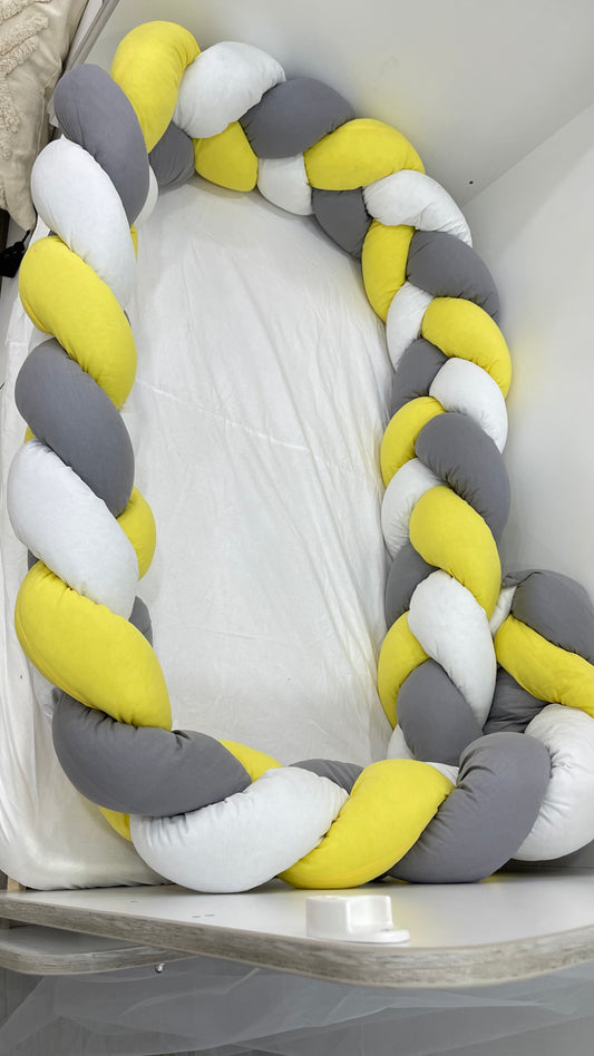 Bed braided bumper