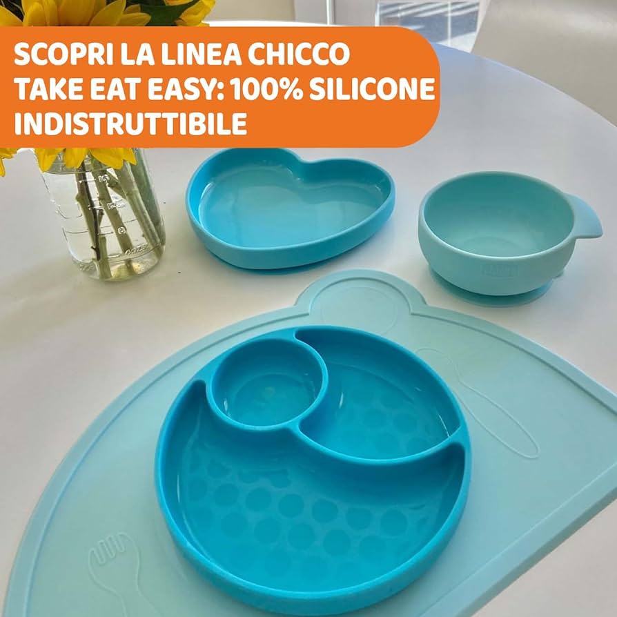 CHICCO Easy Bowl Pink 6m+