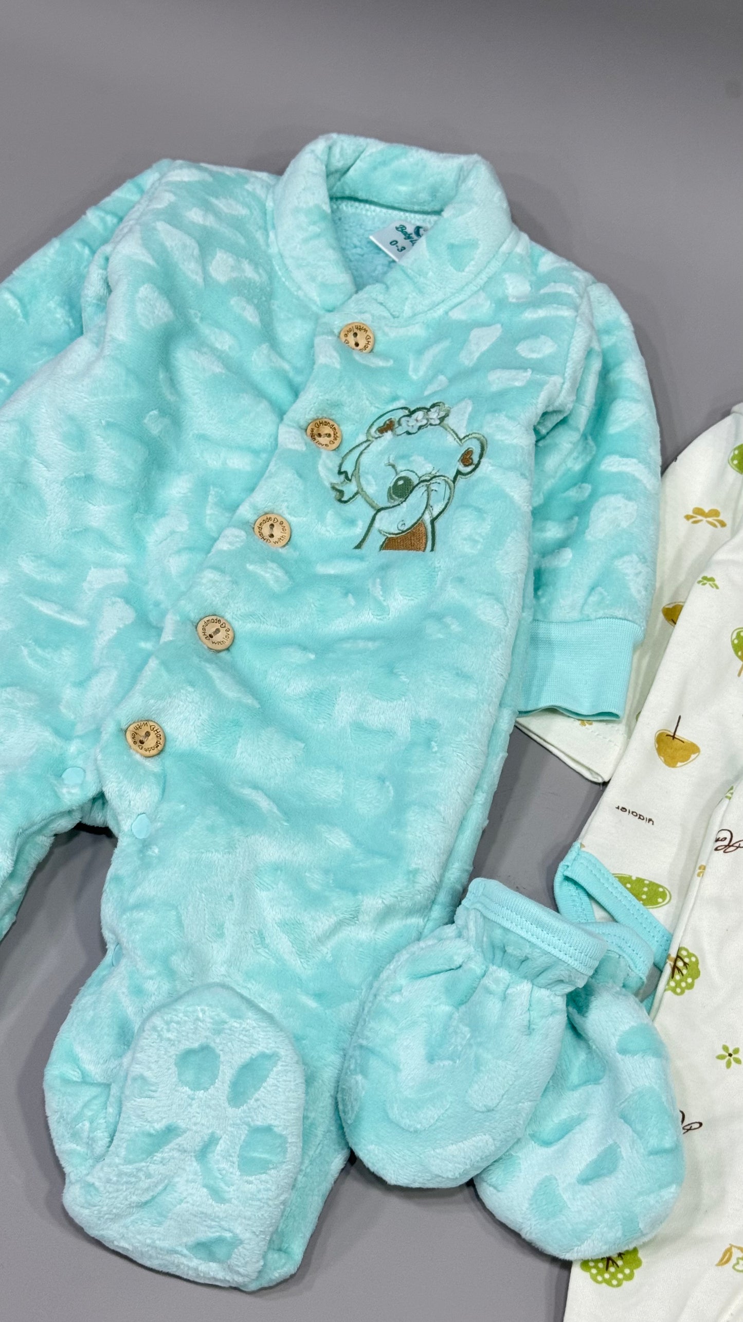 Velvet fur baby hospital set 6 pieces