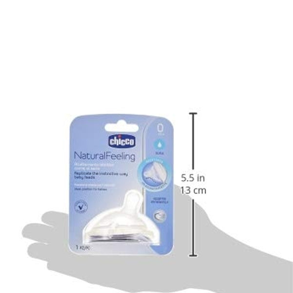 Chicco Natural Feeling Regular Teat White Pack