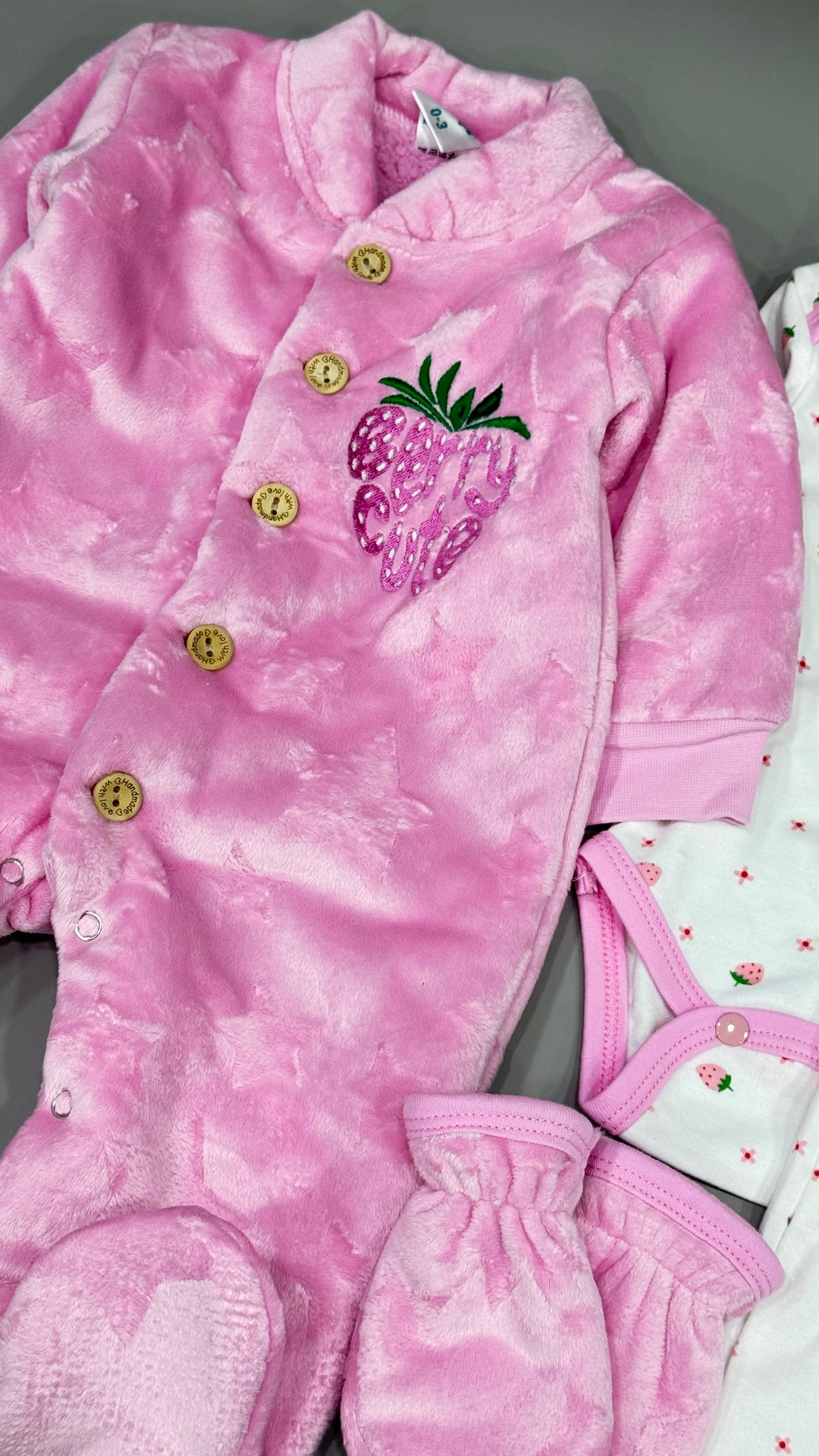 Velvet fur baby hospital set 6 pieces