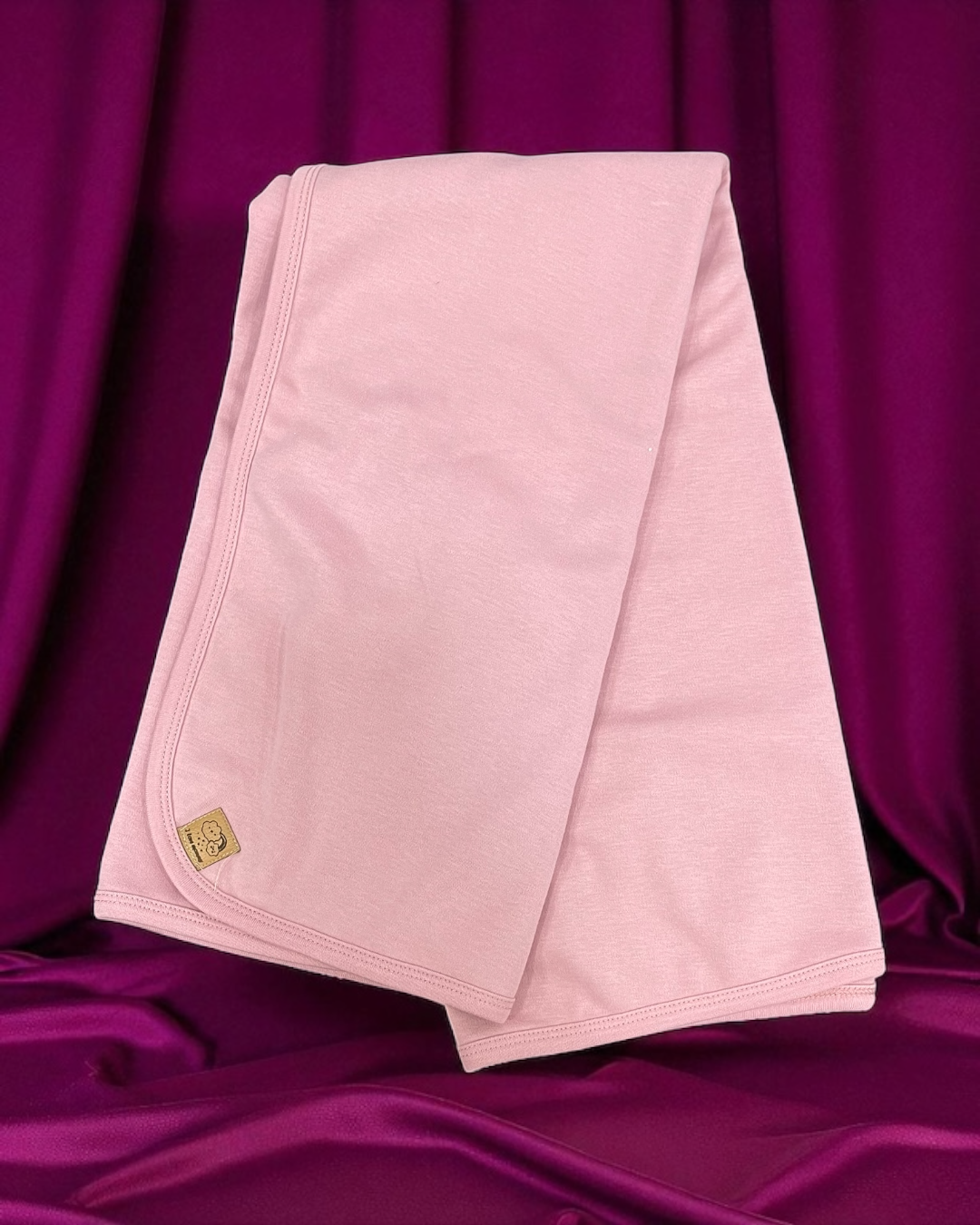 Baby cotton hospital set dusty rose