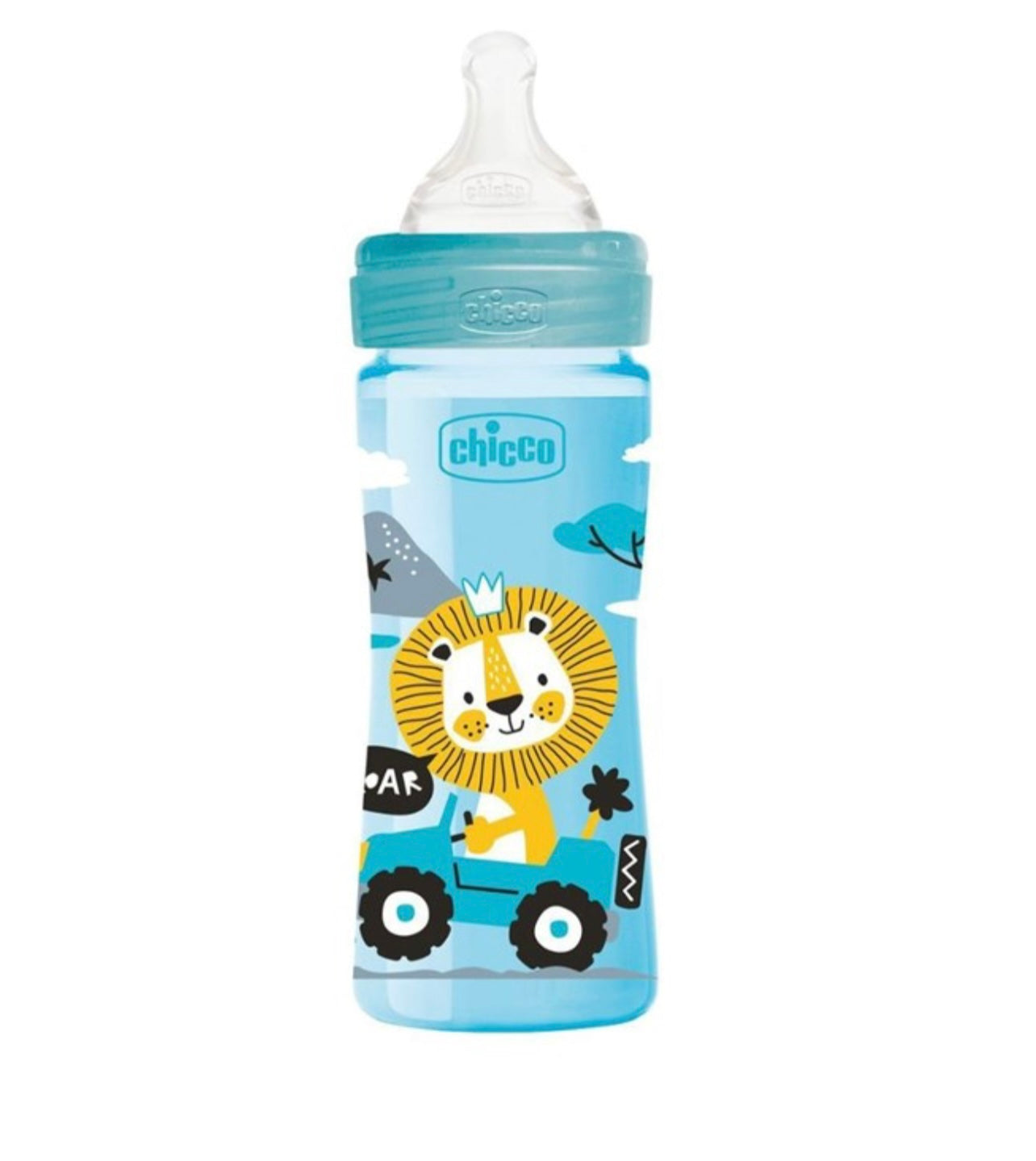 Well-Being Plastic Bottle 250ml Medium Flow Silicone
