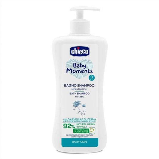 Chicco Baby Moments Bath Shampoo No Tears 0m+ 500ml