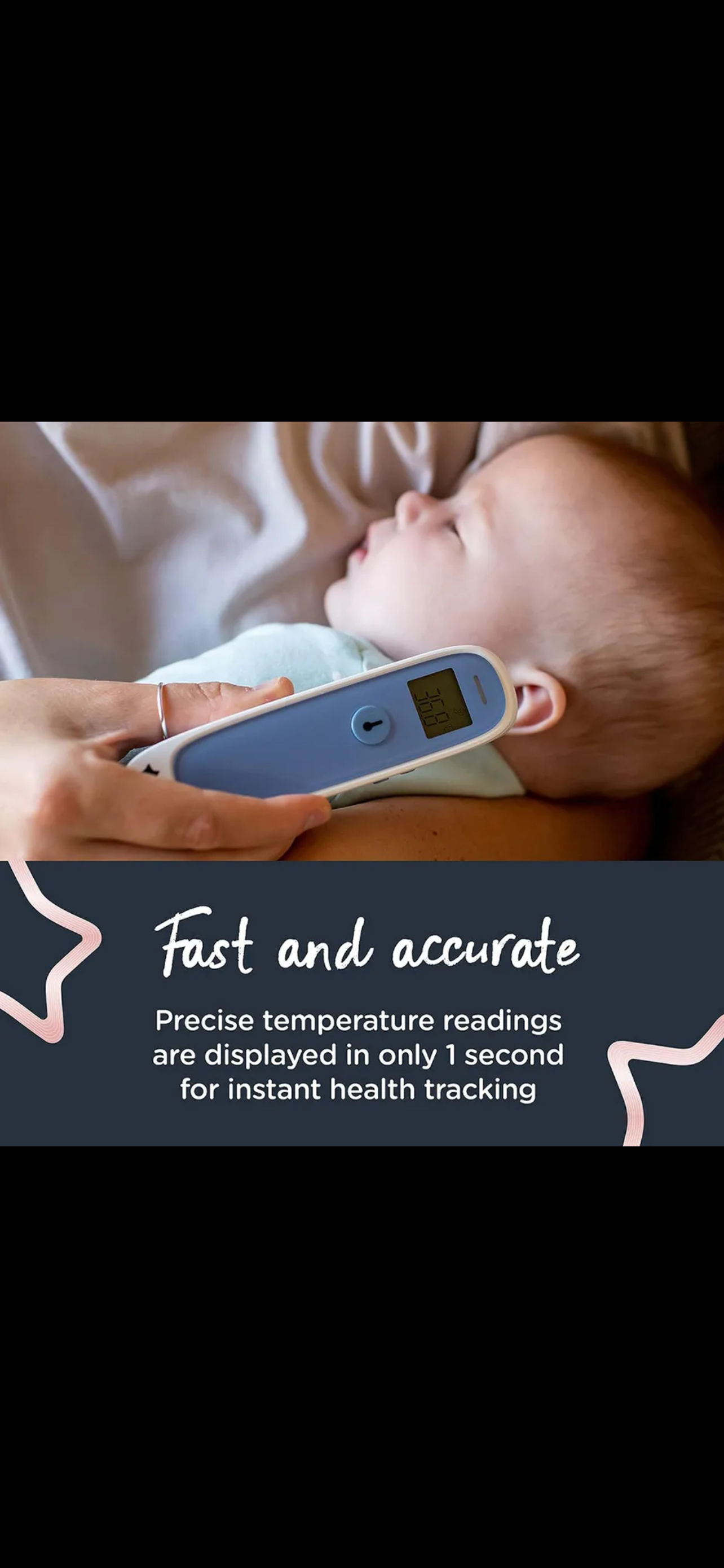 Tommee Tippee - In-Ear Digital Baby Thermometer - Light Blue