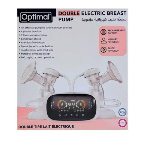 Double electric breast pump