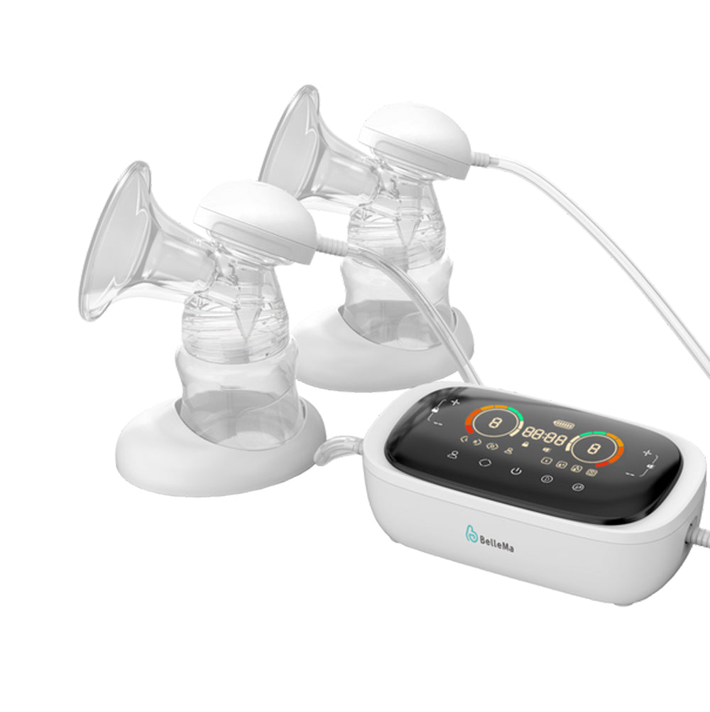 Double electric breast pump