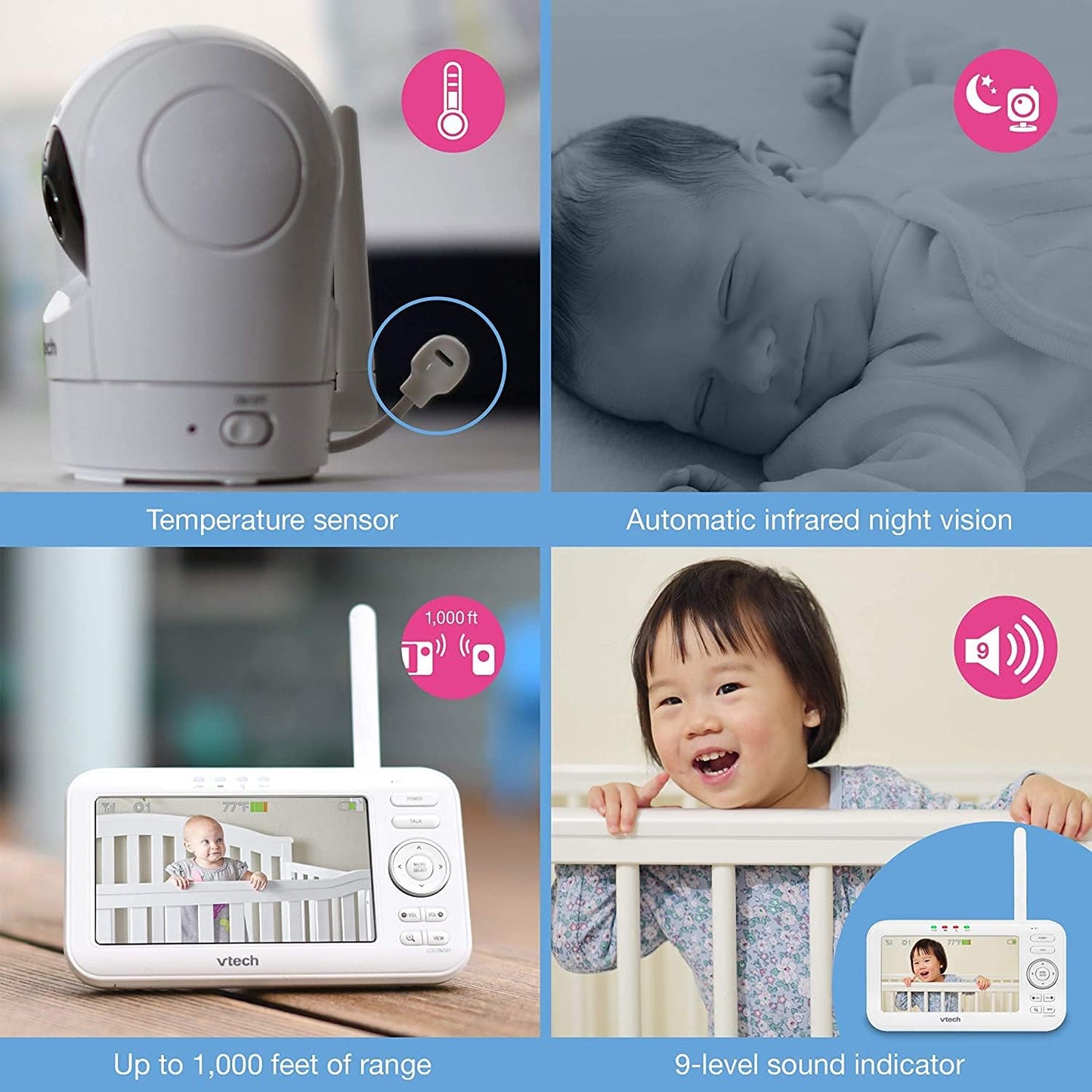 شاشة فيديو Vtech Pan & Tilt