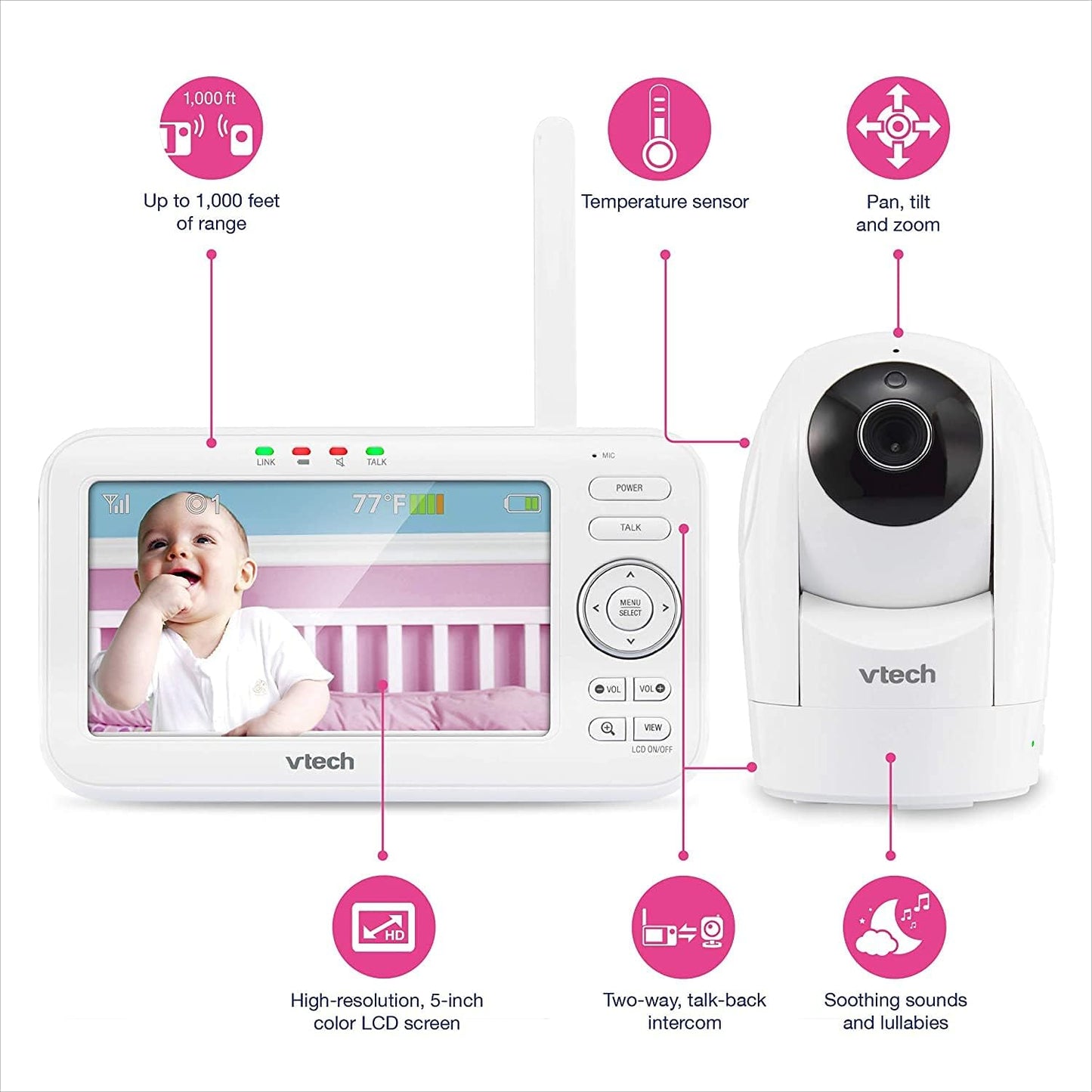 شاشة فيديو Vtech Pan & Tilt
