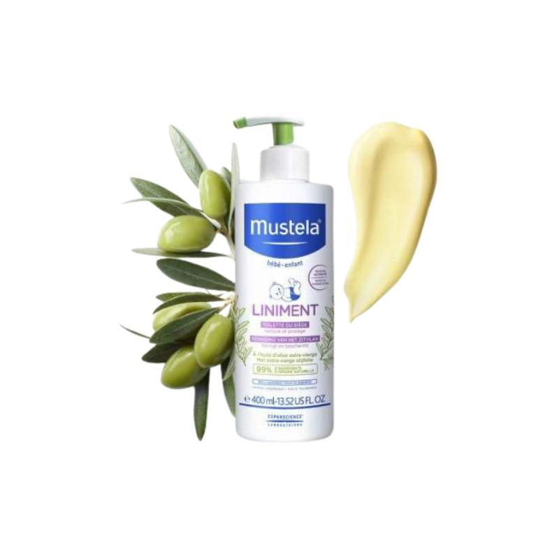 Mustela liniment diaper change cleanser 400 ml