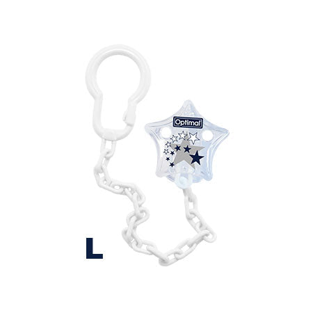 Optimal pacifier holder clip