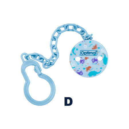 Optimal pacifier holder clip