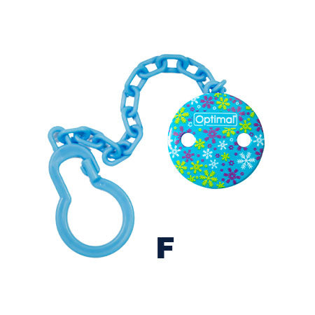 Optimal pacifier holder clip