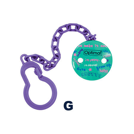 Optimal pacifier holder clip