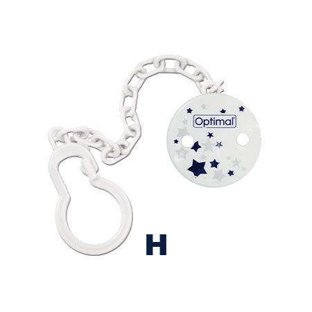 Optimal pacifier holder clip