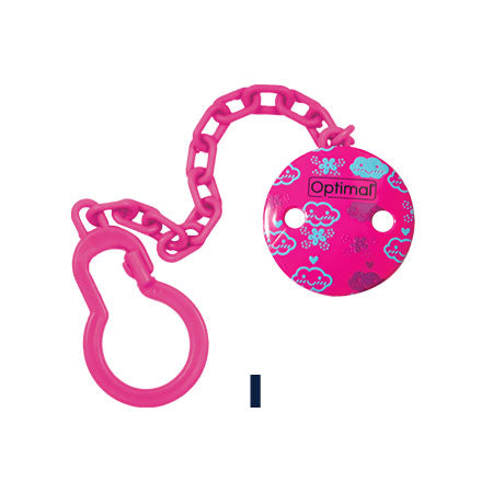 Optimal pacifier holder clip