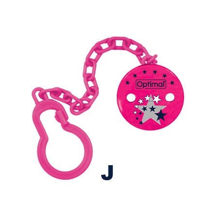 Optimal pacifier holder clip