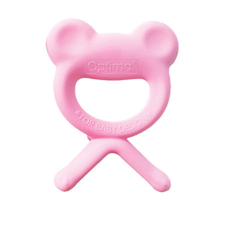 Optimal rubber frog shape teether
