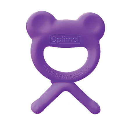 Optimal rubber frog shape teether