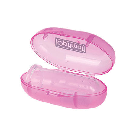 Optimal baby silicone toothbrush